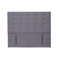 RESPALDO NAPOLES LINO GRIS OSCURO 2 PZA