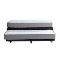 CAMA NIDO ZEN BEST TELA NEGRO 1 1/2 PZA