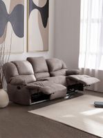 Bergere Perugia Reclinable 3 Cuerpos Cuero Kentucky