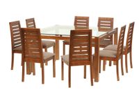 Juego De Comedor Barcelona 1400X1400 S/Tenerife Tela Beige