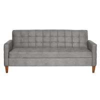 FUTON GENOVA CUERO KENTUCKY GRIS
