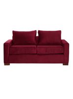 SOFA LIVORNO 2C TELA VELVET BURDEO
