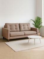 Sofa Napoles 2C Tela  Velvet  Beige