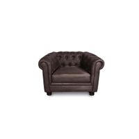 SOFA FLORENCIA 1C CUERO COLORADO MARRON