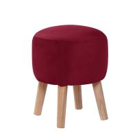 Pouf Nantes Tela Velvet Burdeo