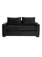 SOFA LIVORNO 2C TELA VELVET NEGRO