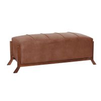 Banqueta Marsella  Cuero Kentucky Tabaco