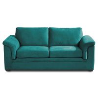 SOFA ANCONA 3C TELA  VELVET  TURQUESA