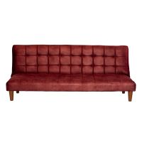 FUTON TURIN  CUERO KENTUCKY ROJO