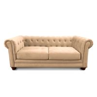 SOFA FLORENCIA 3C TELA VELVET BEIGE