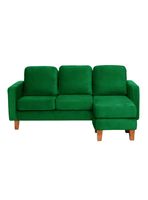 SECCIONAL VENECIA INTERCAMBIABLE TELA VELVET VERDE