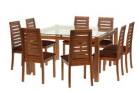 Juego De Comedor Barcelona 1400X1400 S/Tenerife Tela Chocolate