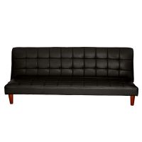 FUTON TURIN  PU NEGRO