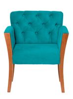 Sitial Kiel Tela Velvet Turquesa