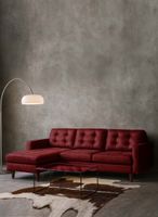SOFA CHAISELONG IZQ NAPOLES CUERO KETUCKY ROJO