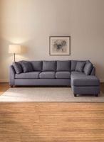 SECCIONAL PADUA DER LINO GRIS OSCURO