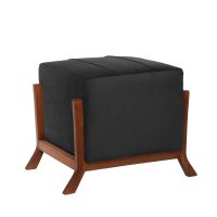 Pouf Marsella Tela Velvet Negro