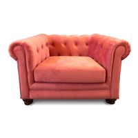 SOFA FLORENCIA 1C TELA VELVET PALO ROSA