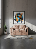 SOFA ANCONA 2C TELA VELVET BEIGE