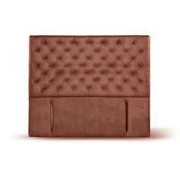 RESPALDO BRESCIA CUERO TABACO KING