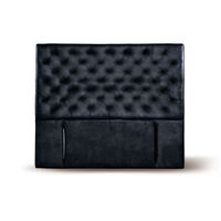 RESPALDO BRESCIA CUERO NEGRO 2 PZA