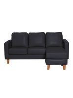 SECCIONAL VENECIA INTERCAMBIABLE PU NEGRO