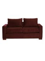 SOFA LIVORNO 2C TELA VELVET CHOCOLATE