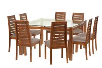 Juego De Comedor Barcelona 1400X1400 S/Tenerife Cuero Gris