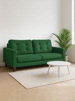 Sofa Napoles 2C Tela  Velvet  Verde