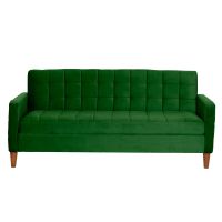 FUTON GENOVA TELA VELVET VERDE