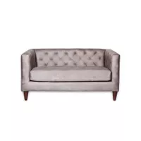 SOFA BRESCIA 2C CUERO KENTUCKY GRIS