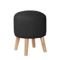 Pouf Nantes Pu Negro