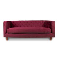SOFA BRESCIA 3C TELA VELVET VIVIAN BURDEO