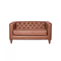 SOFA BRESCIA 2C CUERO KENTUCKY TABACO