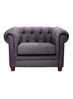 SOFA FLORENCIA 1C LINO GRIS OSCURO