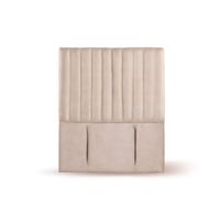 RESPALDO SORRENTO CUERO BEIGE 1 1/2 PZA