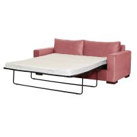 Sofa Cama Livorno 2Pl Tela Velvet Palo Rosa