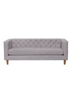 SOFA BRESCIA 3C LINO GRIS CLARO