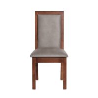 Silla Girona Cuero Kentucky Gris