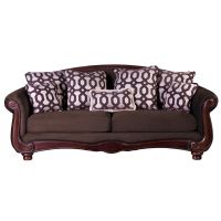 Sofa Catania 3C Tela Velvet Chocolate