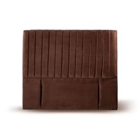 RESPALDO SORRENTO TELA CHOCOLATE 2 PZA