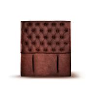 RESPALDO FLORENCIA CUERO CAFÉ MORO 1 1/2 PZA