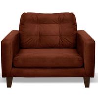 Sofa Napoles 1C Tela Velvet Chocolate