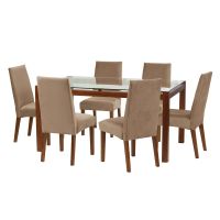 Juego De Comedor Barcelona 1600X1000 S/Cadiz Tela Beige