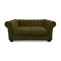 SOFA FLORENCIA 2C TELA VELVET VERDE