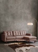 SOFA CHAISELONG DER NAPOLES CUERO KENTUCKY  BEIGE