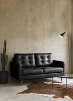 SOFA NAPOLES 2C CUERO KENTUCKY NEGRO
