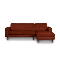 SOFA CHAISELONG DER SALERNO PU CHOCOLATE