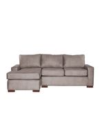 SECCIONAL IZQ LIVORNO CUERO KENTUCKY GRIS