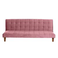 FUTON TURIN  TELA VELVET PALO ROSA